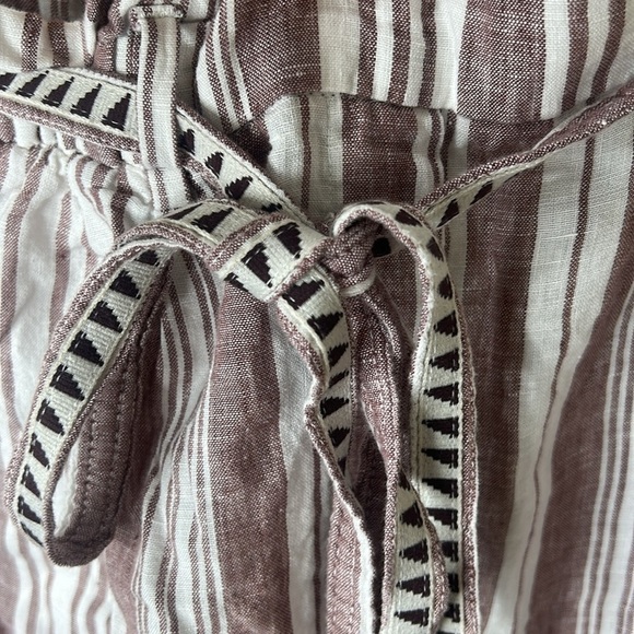 LemLem X H&M Striped 100% Linen Pants Size Small - Picture 8 of 15